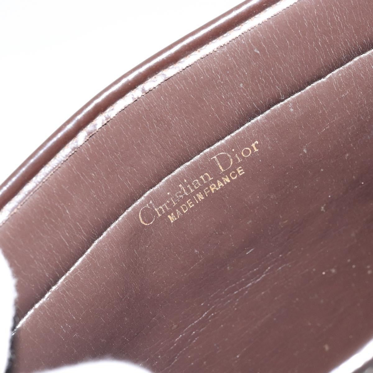 Christian Dior Vintage Trotter Pouch Canvas Brown Canvas Clutche & Pouche Bag (Pre-Owned)
