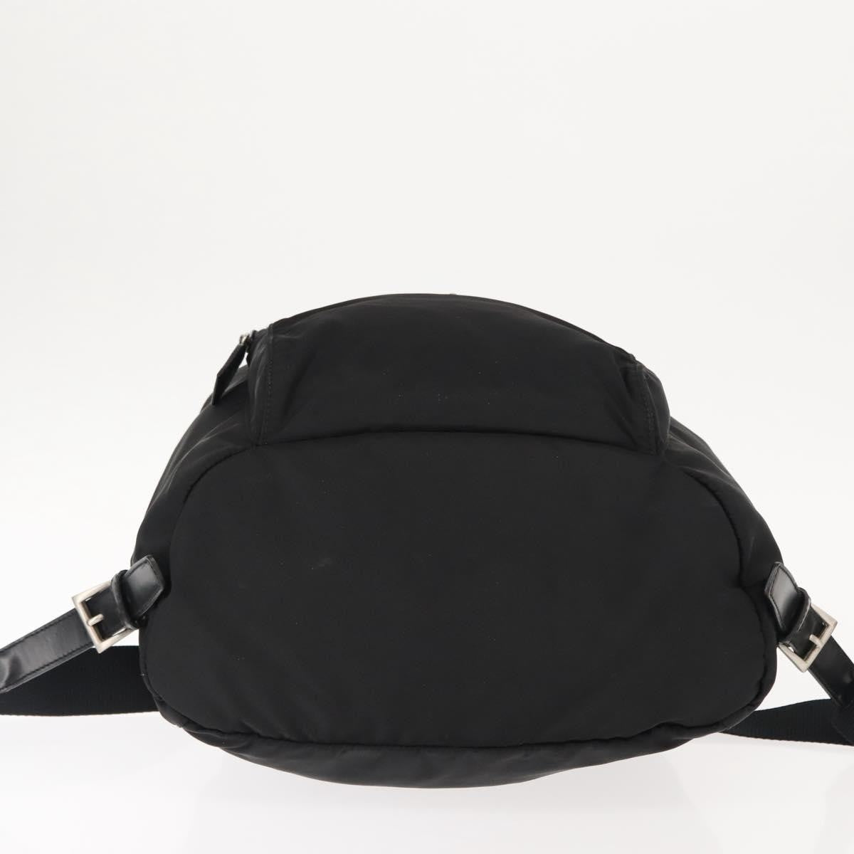 Prada Front Pocket Backpack Tessuto Black Nylon Backpack Bag