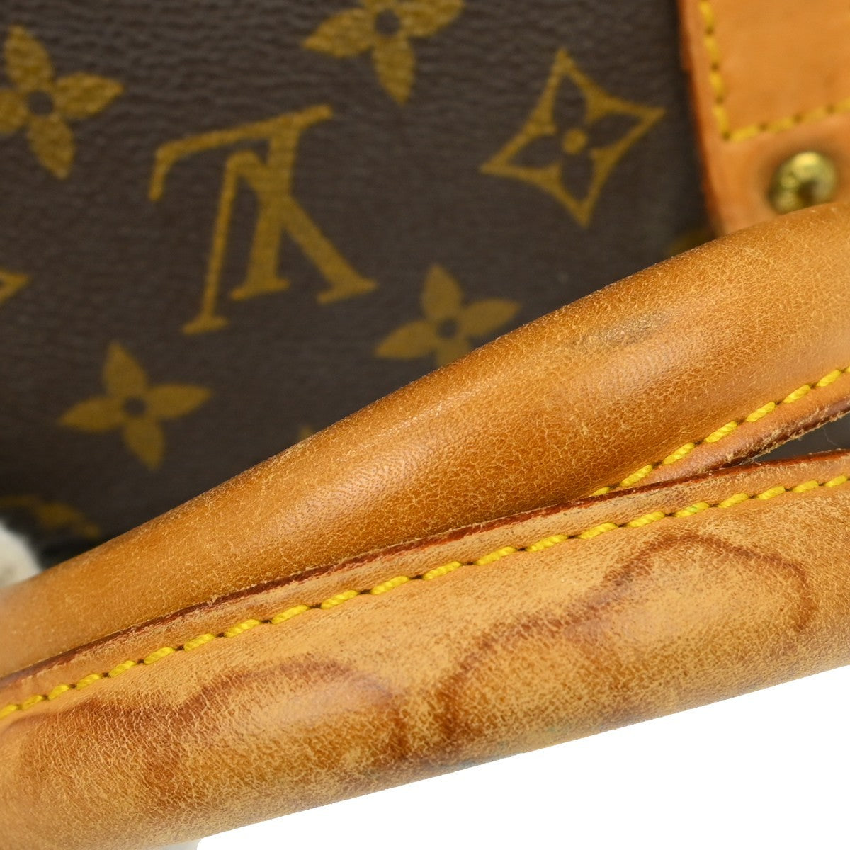 Louis Vuitton Keepall Bag Monogram Canvas Brown Canvas Travel Bag