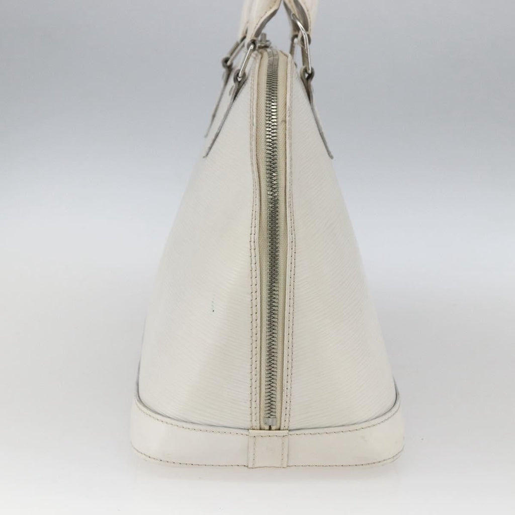 Louis Vuitton Alma Handbag Epi Leather White Leather Handbag