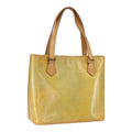 Louis Vuitton Houston Handbag Monogram Vernis Beige Patent_Leather Tote Bag