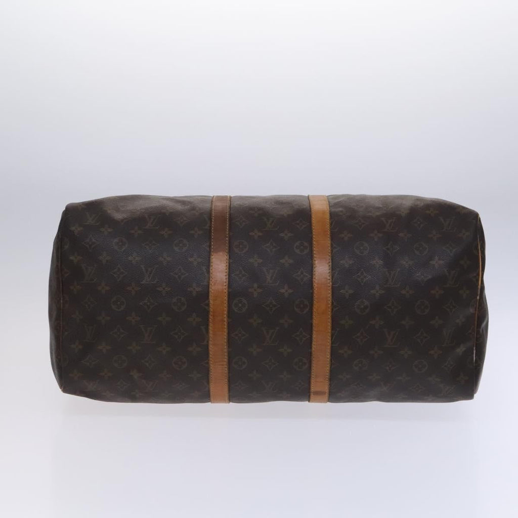 Louis Vuitton Keepall Bag Monogram Canvas Brown Canvas Travel Bag