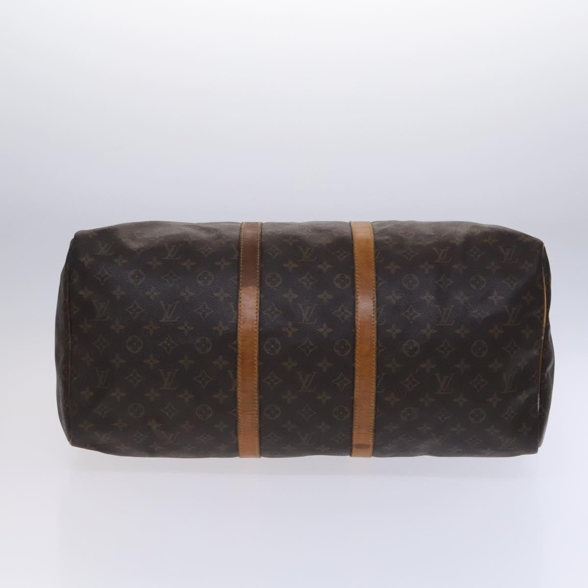 Louis Vuitton Keepall Bag Monogram Canvas Brown Canvas Travel Bag
