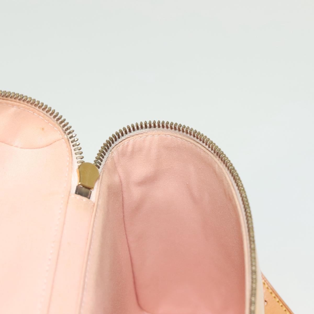 Louis Vuitton Sullivan Handbag Monogram Vernis Pink Patent_Leather Shoulder Bag