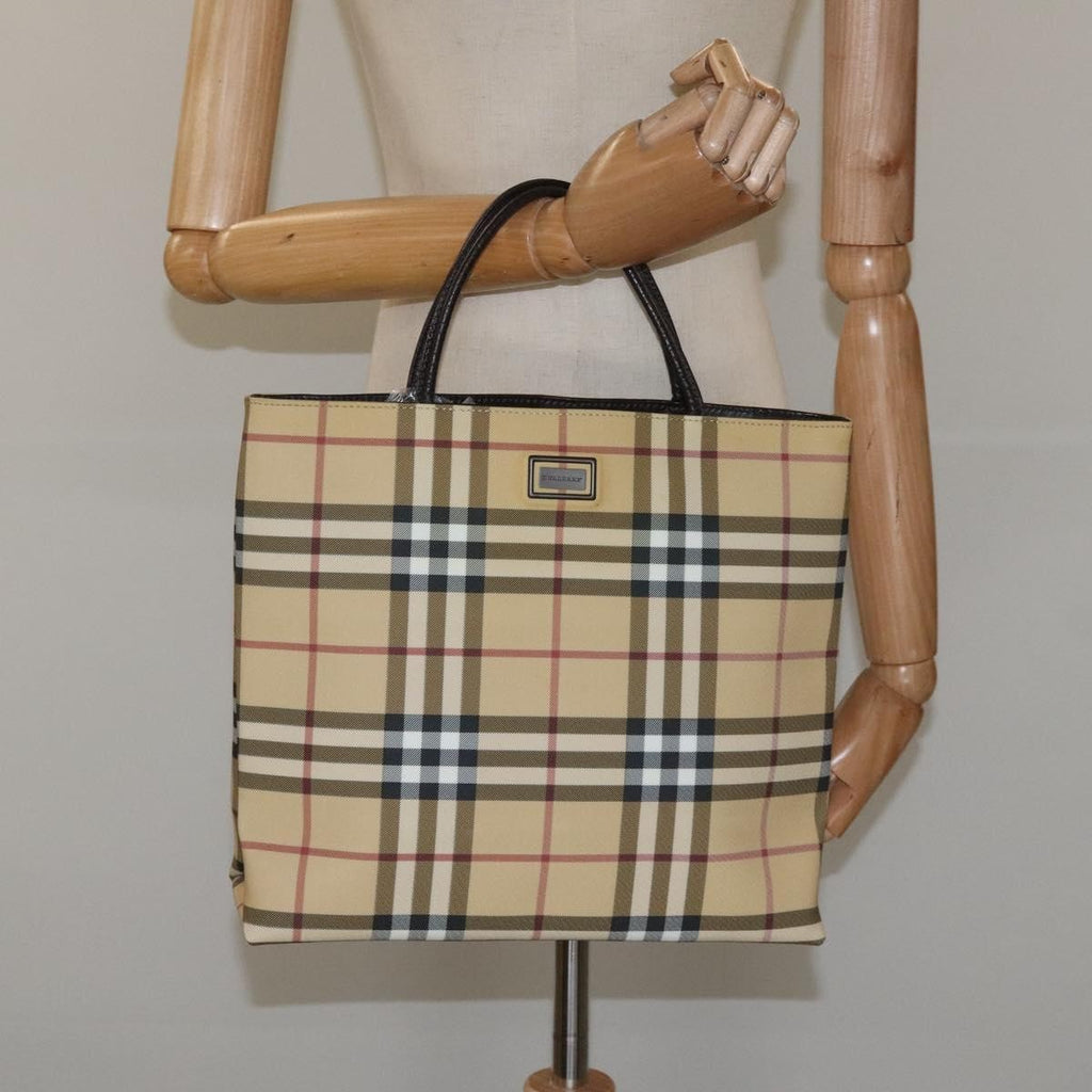 Burberry Nova Check Handbag Nova Check Canvas Beige Canvas Handbag