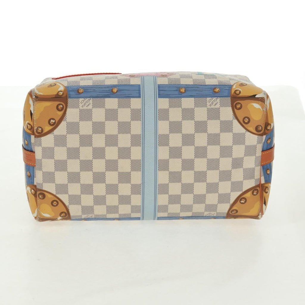 Louis Vuitton Speedy Bandouliere Bag Limited Edition Summer Trunks Monogram Canvas Multicolour Canvas Handbag