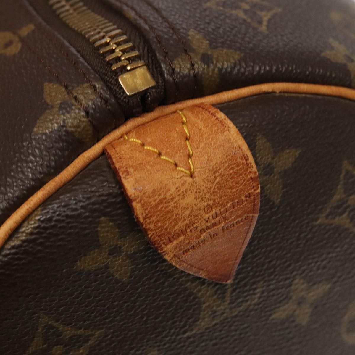 Louis Vuitton Keepall Bag Monogram Canvas Brown Canvas Travel Bag