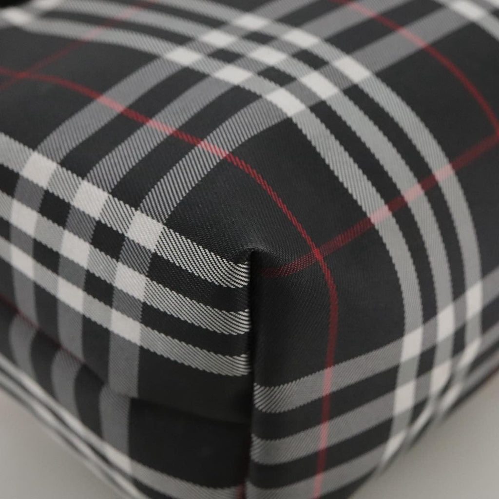 Burberry Nova Check Handbag Nylon Black Nylon Handbag