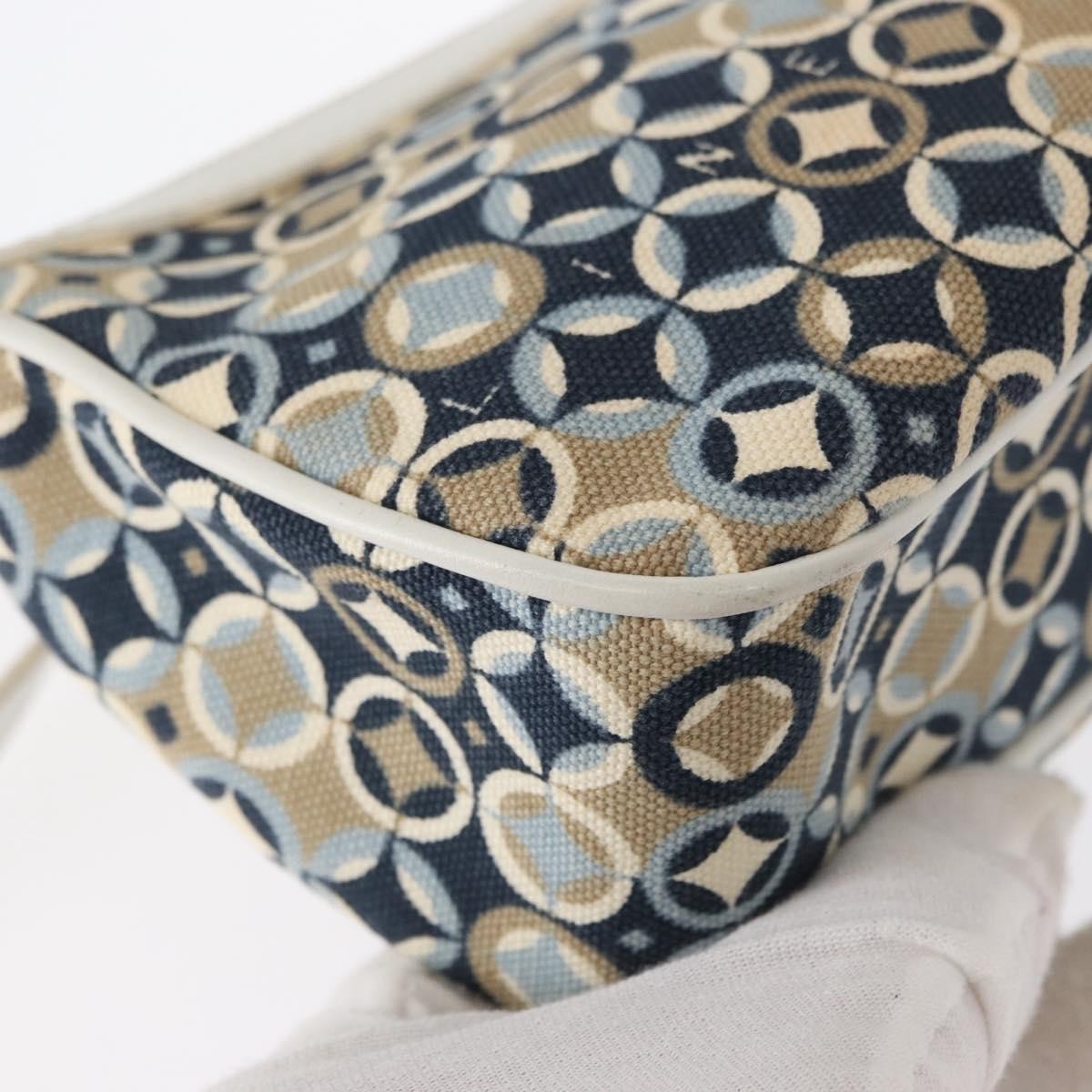 Celine Vintage Pochette Shoulder Bag Canvas Navy Canvas Clutche & Pouche Bag