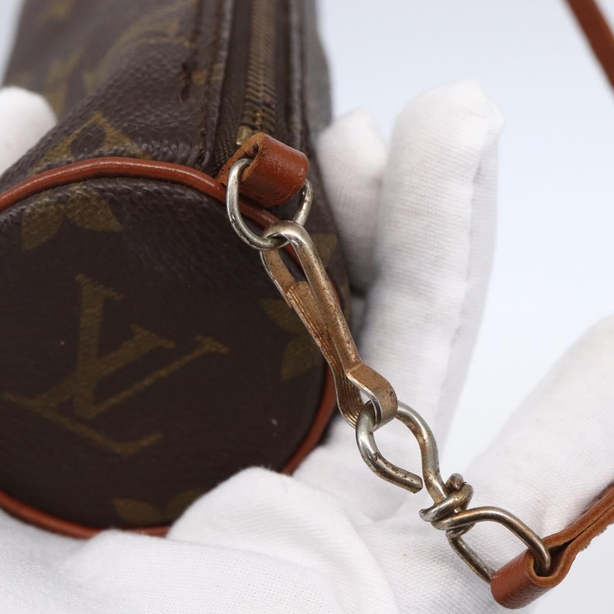 Louis Vuitton Papillon Pochette Monogram Canvas Brown Canvas Clutche & Pouche Bag
