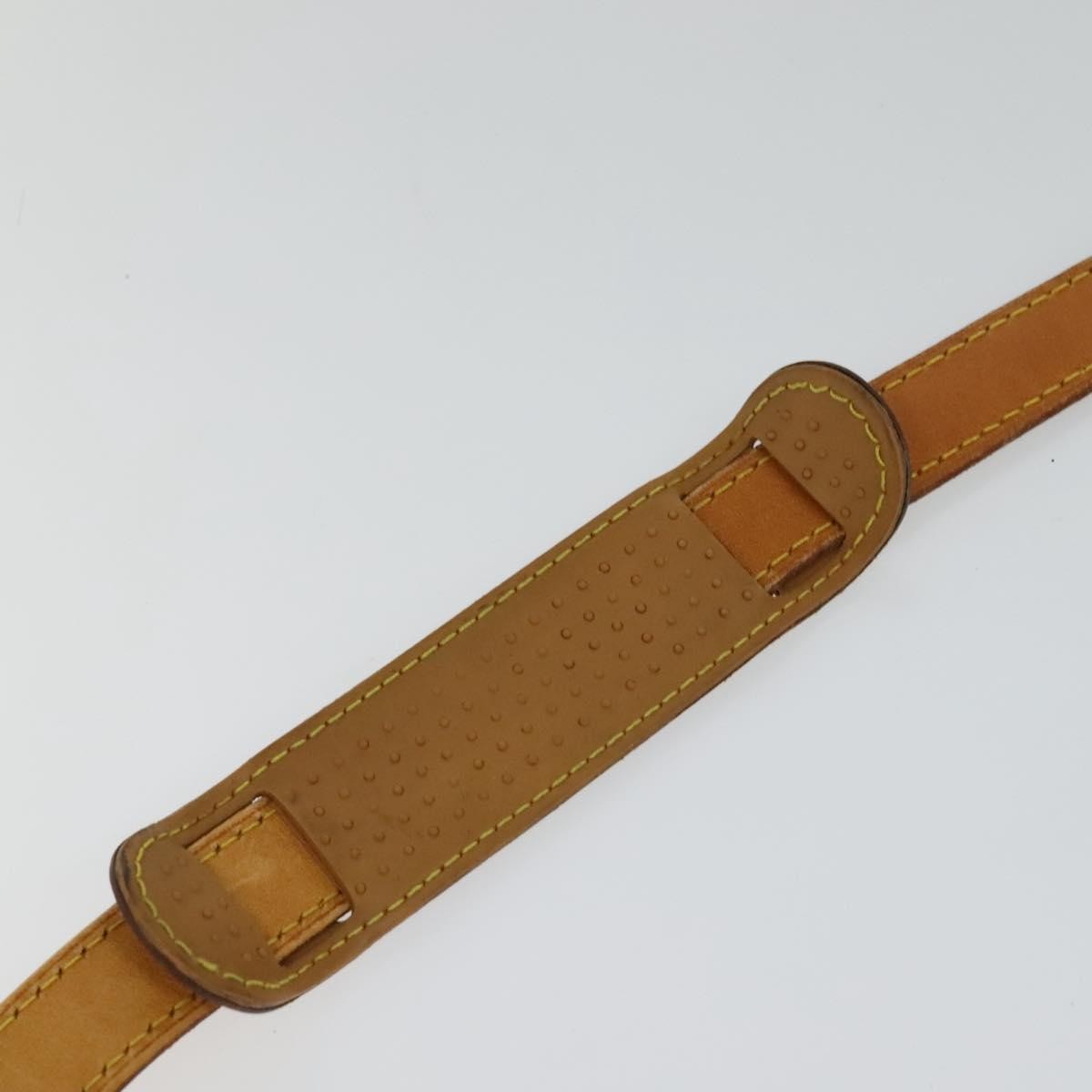 Louis Vuitton Adjustable Shoulder Strap Vachetta Leather Beige Leather Straps Accessory