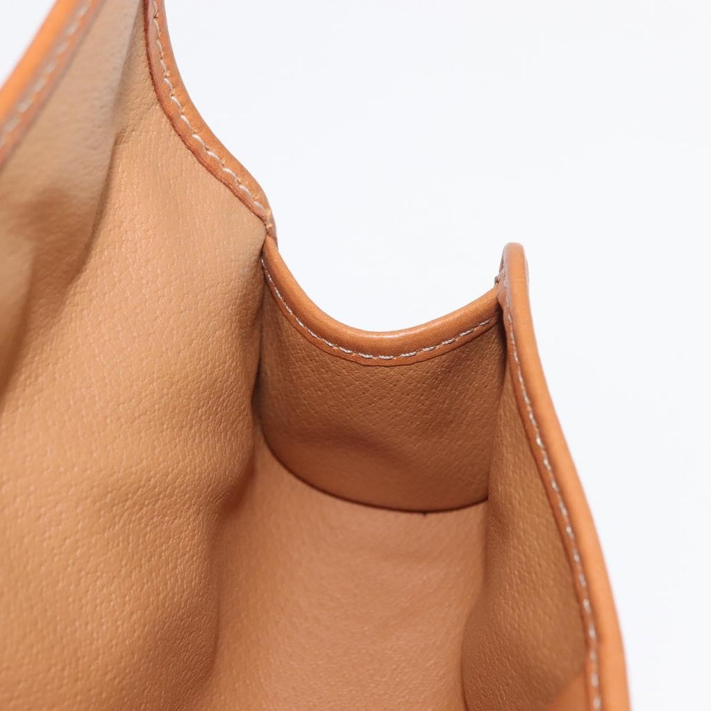 Celine Macadam Pochette Canvas And Leather Brown Canvas Clutche & Pouche Bag