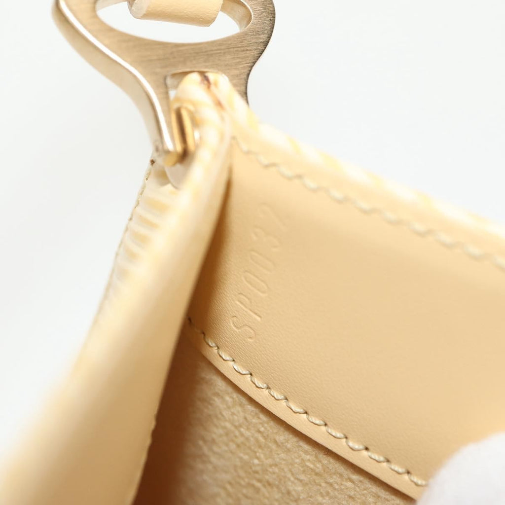Louis Vuitton Demi Lune Pochette Epi Leather Beige Leather Clutche & Pouche Bag