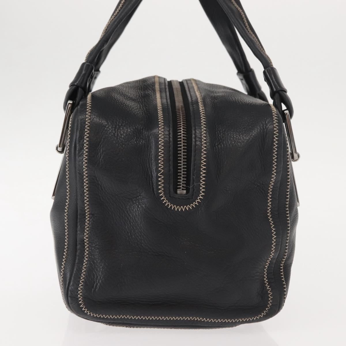 Chanel Cc Bowler Quilted Caviar Black Leather Handbag