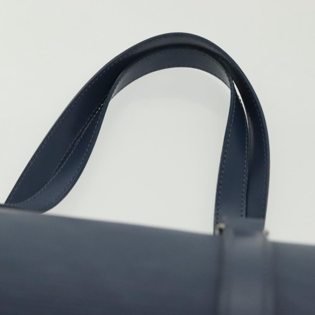 Louis Vuitton Soufflot Handbag Epi Leather Blue Leather Shoulder Bag