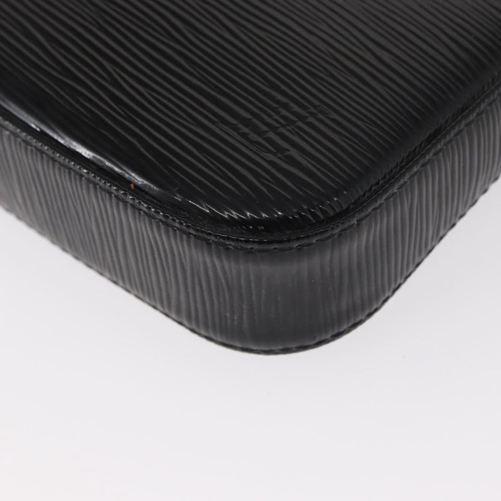 Louis Vuitton Pochette Accessoires Nm Electric Epi Leather Black Leather Clutche & Pouche Bag