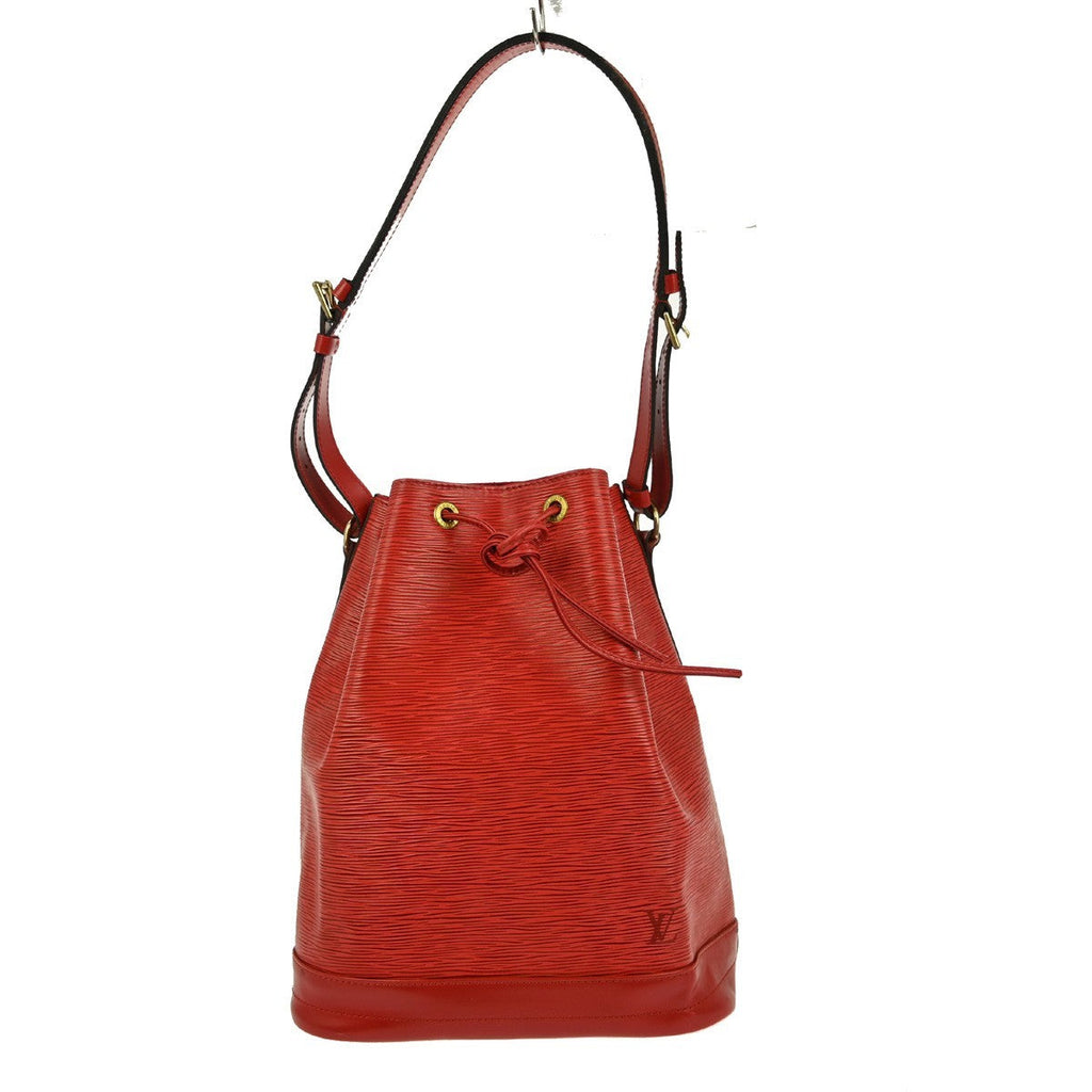 Louis Vuitton Noe Handbag Epi Leather Red Leather Shoulder Bag