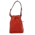 Louis Vuitton Noe Handbag Epi Leather Red Leather Shoulder Bag