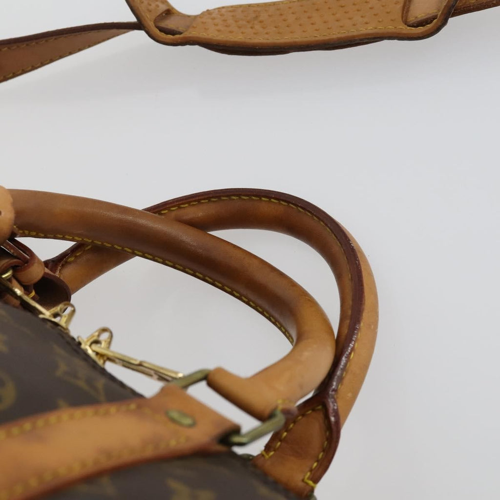 Louis Vuitton Keepall Bandouliere Bag Monogram Canvas Brown Canvas Travel Bag