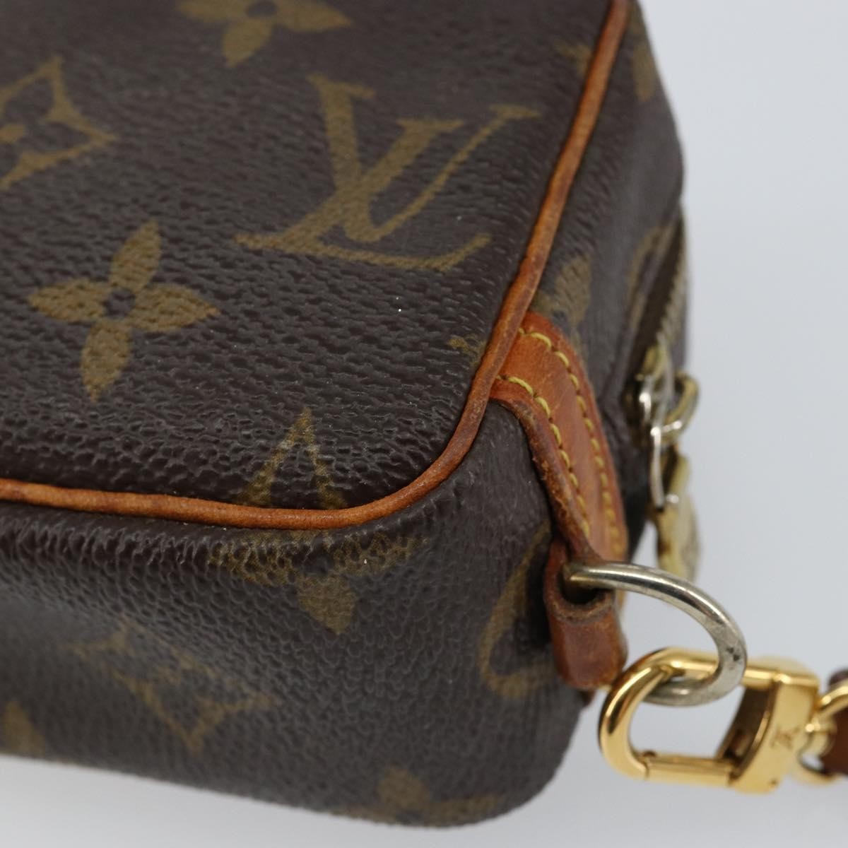 Louis Vuitton Wapity Trousse Pouch Monogram Canvas Brown Canvas Bag
