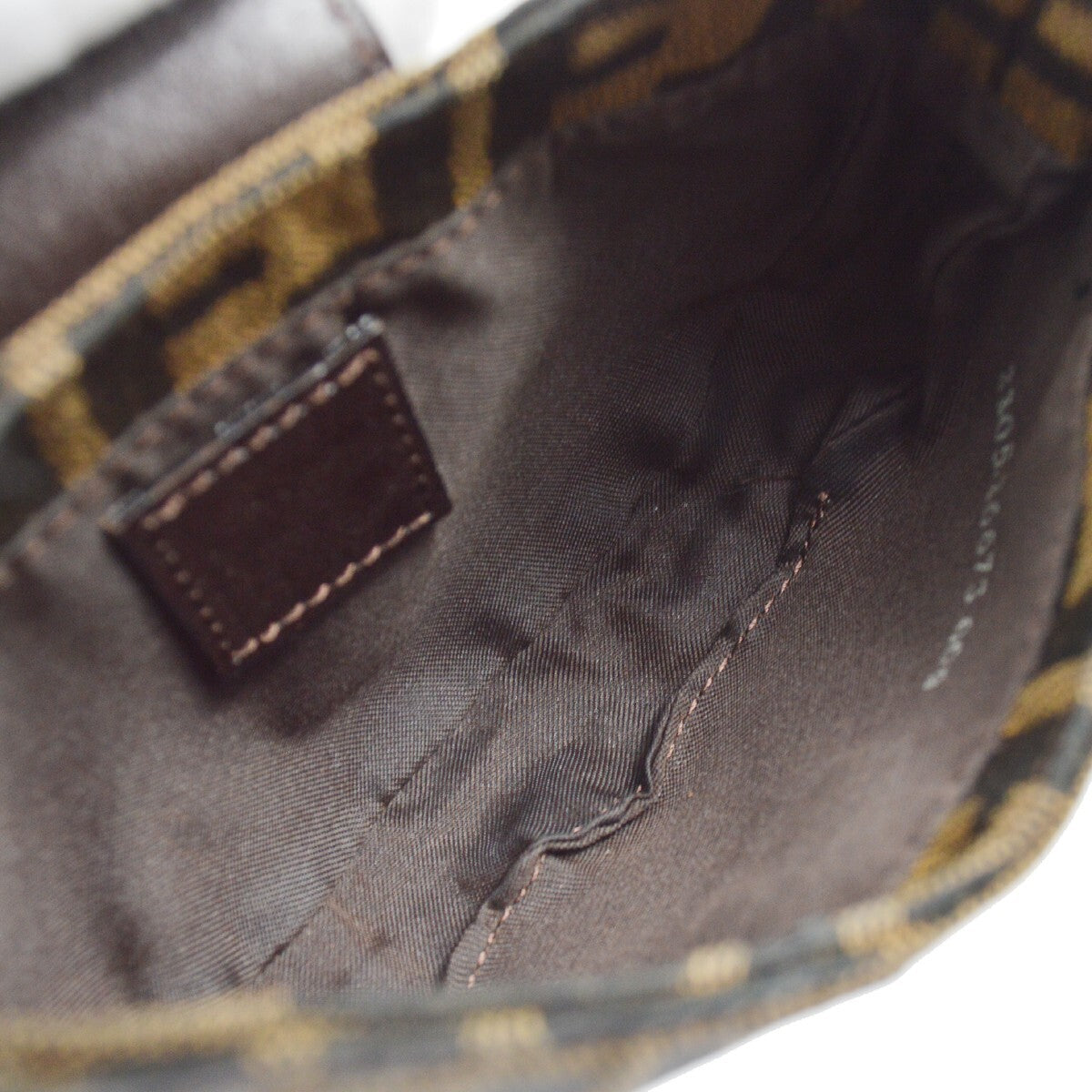 Fendi Cookie Hobo Zucca Canvas Brown Canvas Clutche & Pouche Bag