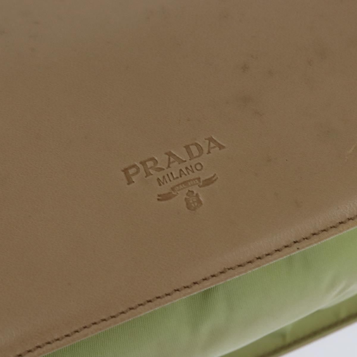 Prada Vintage Shoulder Bag Leather Beige Leather Shoulder Bag Bag