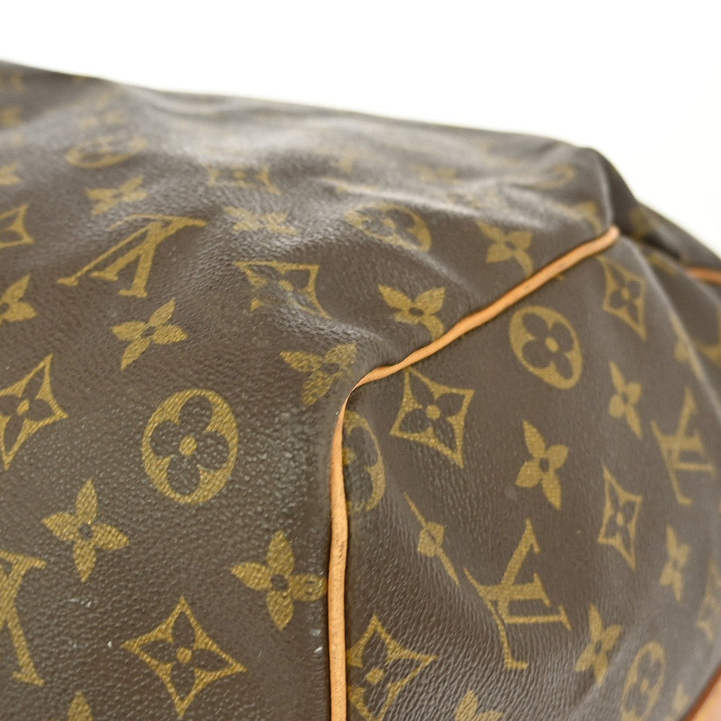 Louis Vuitton Keepall Bag Monogram Canvas Brown Canvas Travel Bag