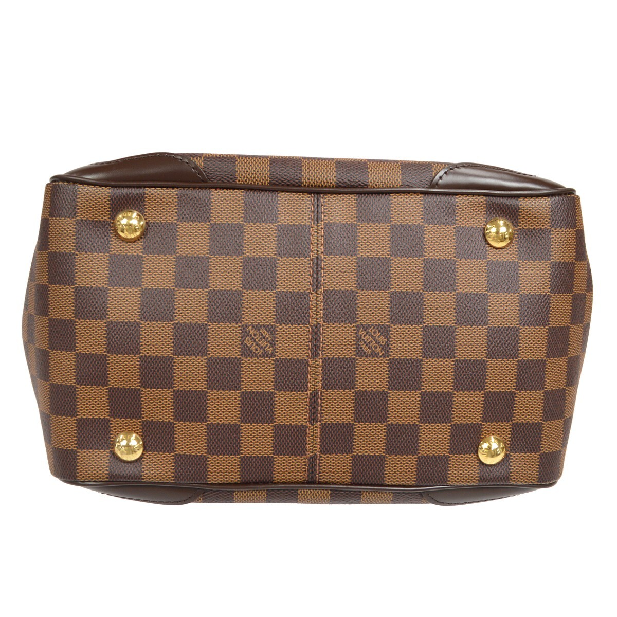 Louis Vuitton Verona Handbag Damier Brown Canvas Shoulder Bag