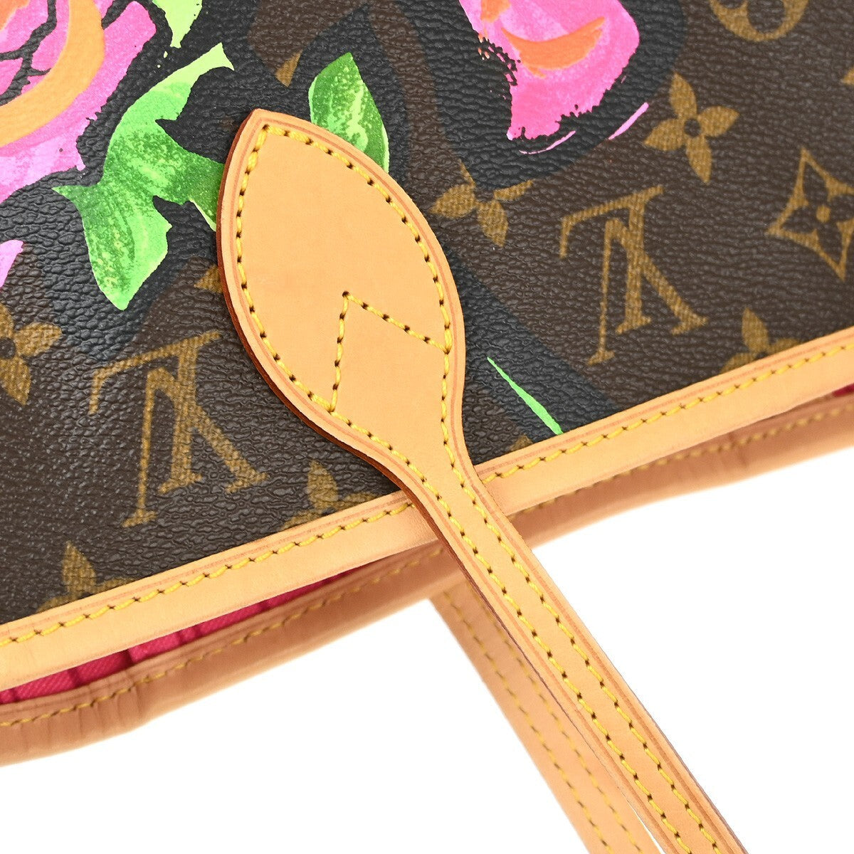 Louis Vuitton Neverfull Nm Tote Limited Edition Printed Canvas Brown Canvas Tote Bag