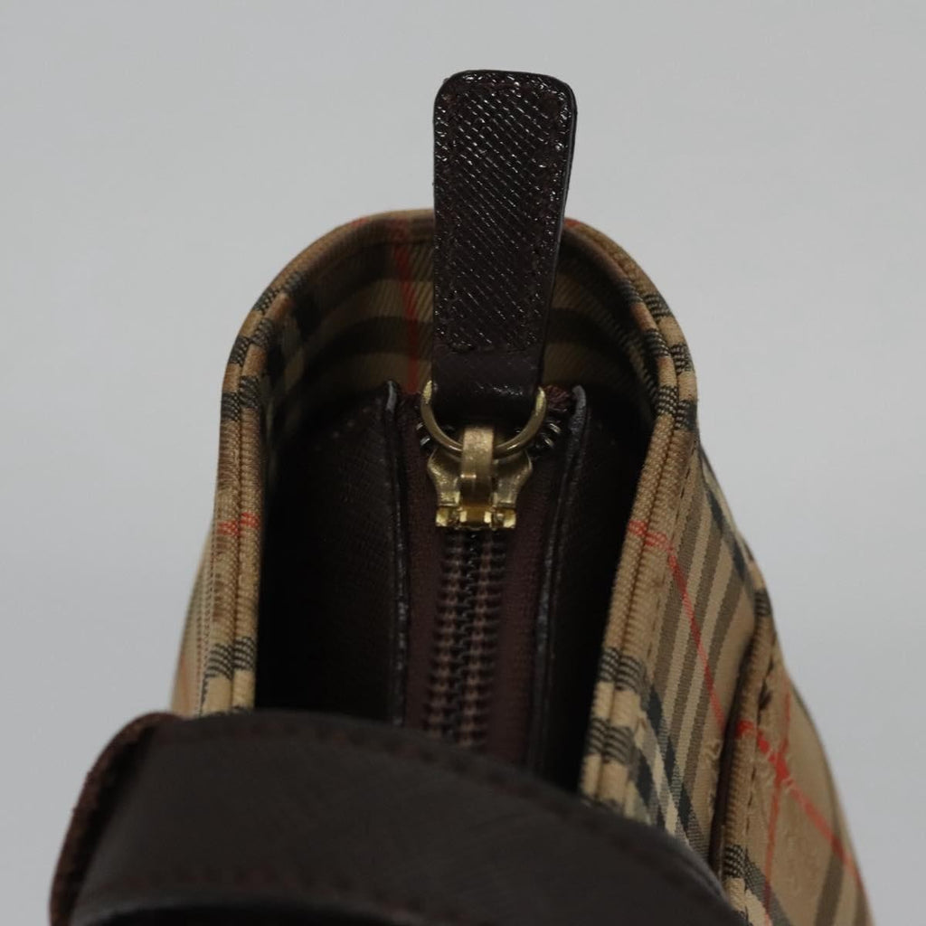 Burberry Nova Check Handbag Nova Check Canvas And Leather Beige Canvas Handbag