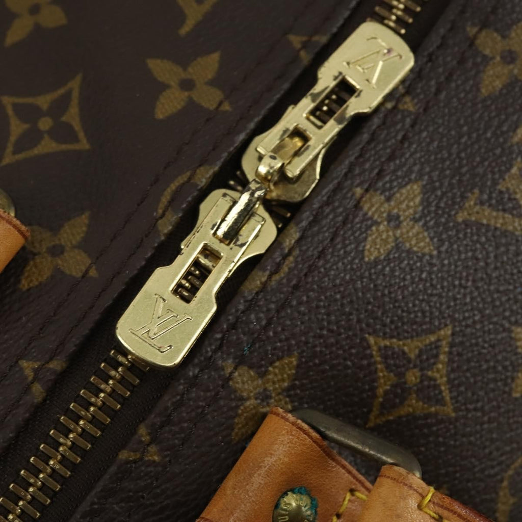 Louis Vuitton Keepall Bag Monogram Canvas Brown Canvas Travel Bag
