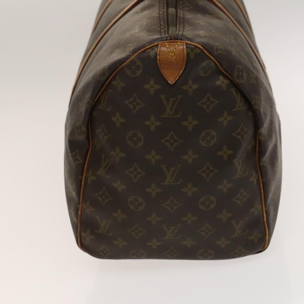 Louis Vuitton Keepall Bag Monogram Canvas Brown Canvas Travel Bag