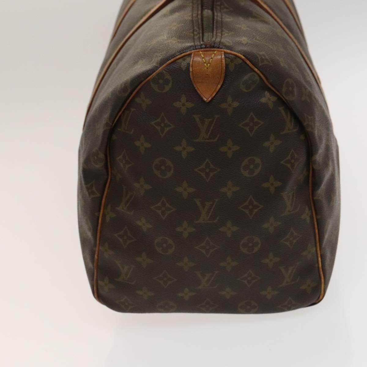 Louis Vuitton Keepall Bag Monogram Canvas Brown Canvas Travel Bag