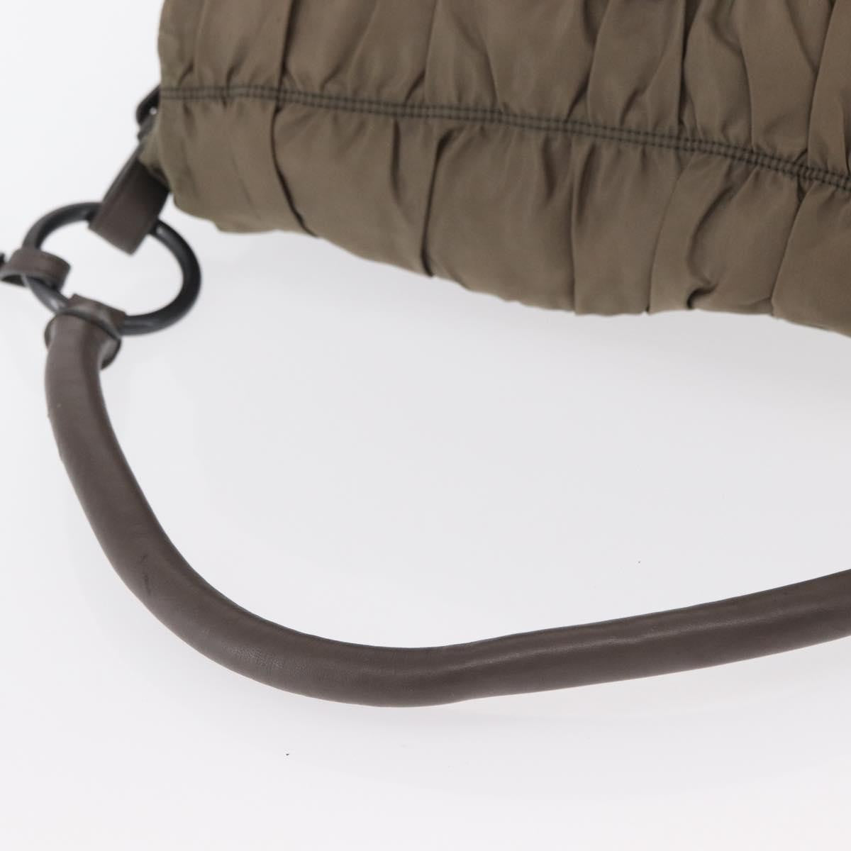 Prada Gaufre Convertible Hobo Tessuto Gray Nylon Shoulder Bag Bag