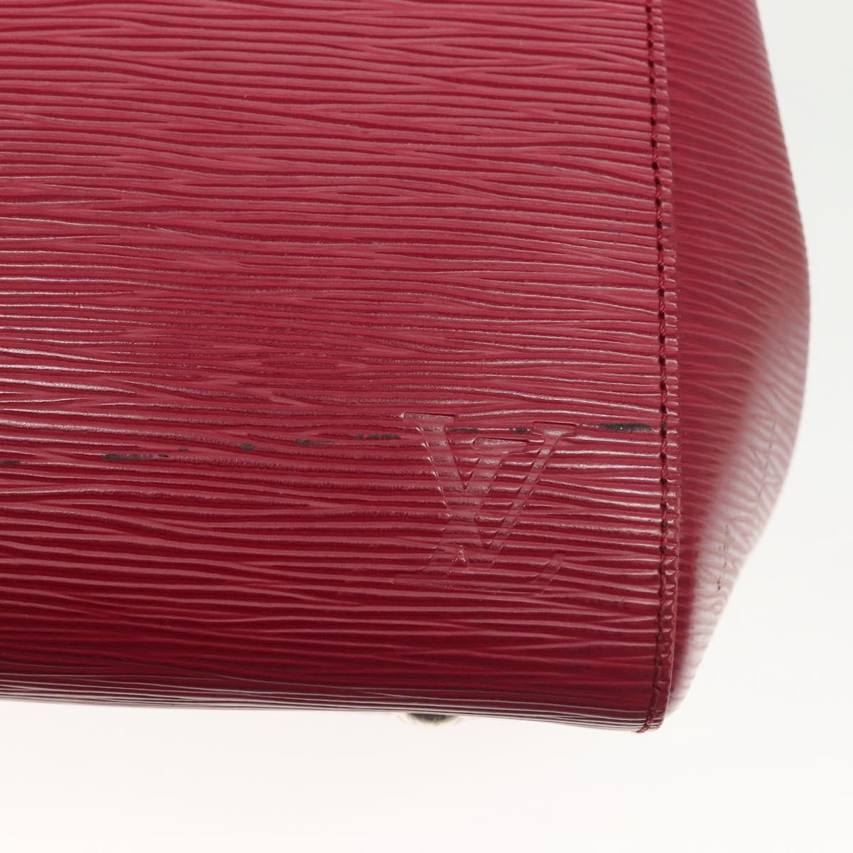 Louis Vuitton Marly Handbag Epi Leather Pink Leather Bag