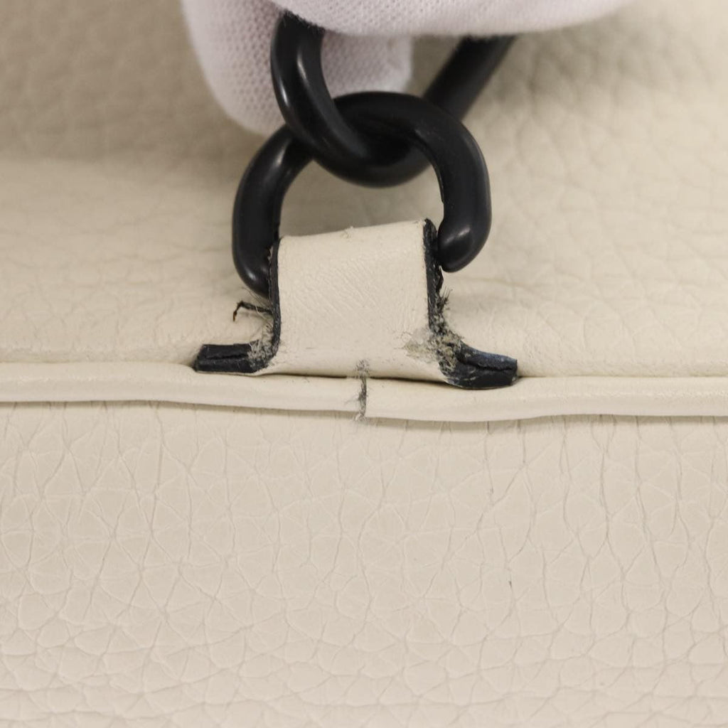 Louis Vuitton Christopher Backpack Taurillon Leather White Leather Shoulder Bag