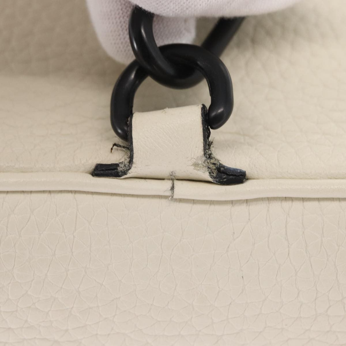Louis Vuitton Christopher Backpack Taurillon Leather White Leather Shoulder Bag