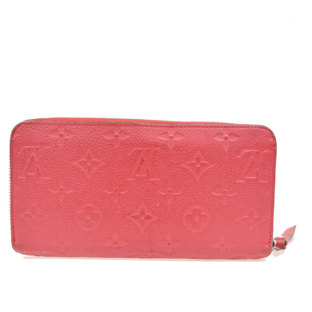 Louis Vuitton Portefeuille Zippy Monogramme Empreinte Monogramme Empreinte Red Leather Wallets Accessory