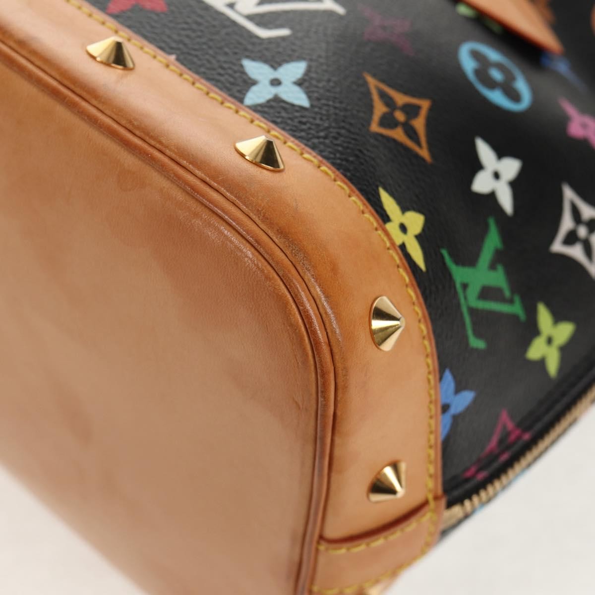 Louis Vuitton Alma Handbag Monogram Multicolor Multicolour Canvas Handbag