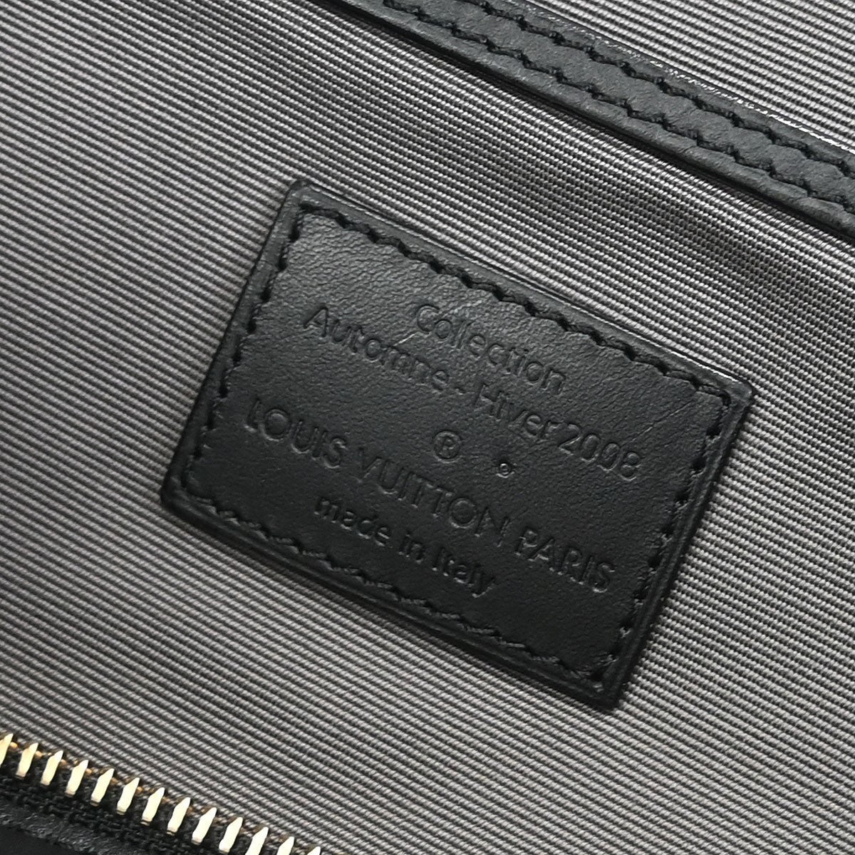 Louis Vuitton Paris Speedy Cube Bag Embossed Leather Black Leather Handbag