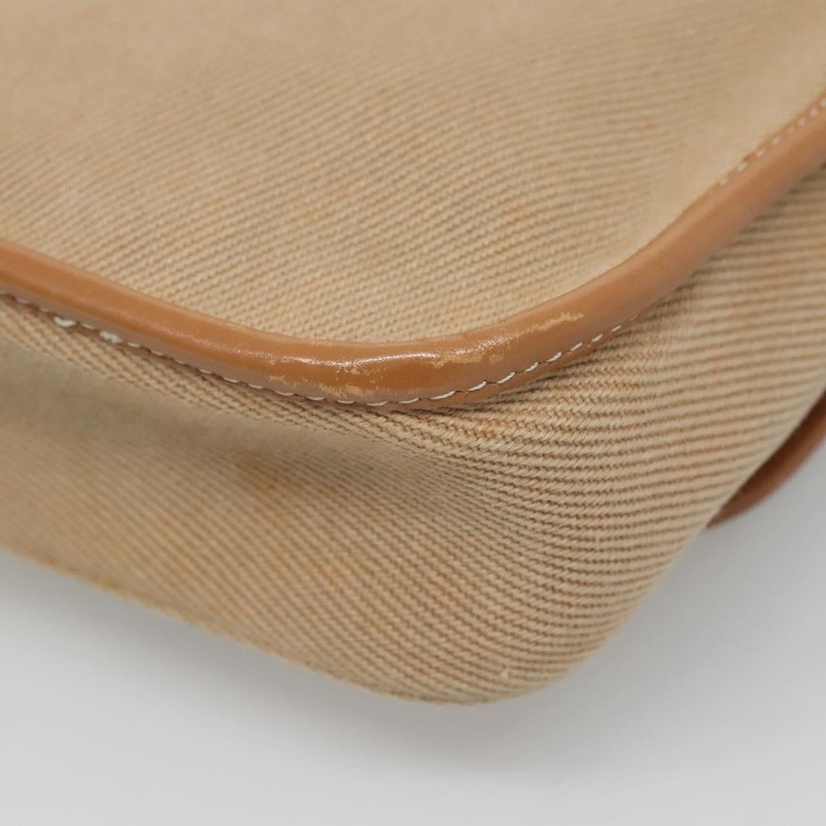 Burberry Blue Label Shoulder Bag Canvas Beige Canvas Shoulder Bag