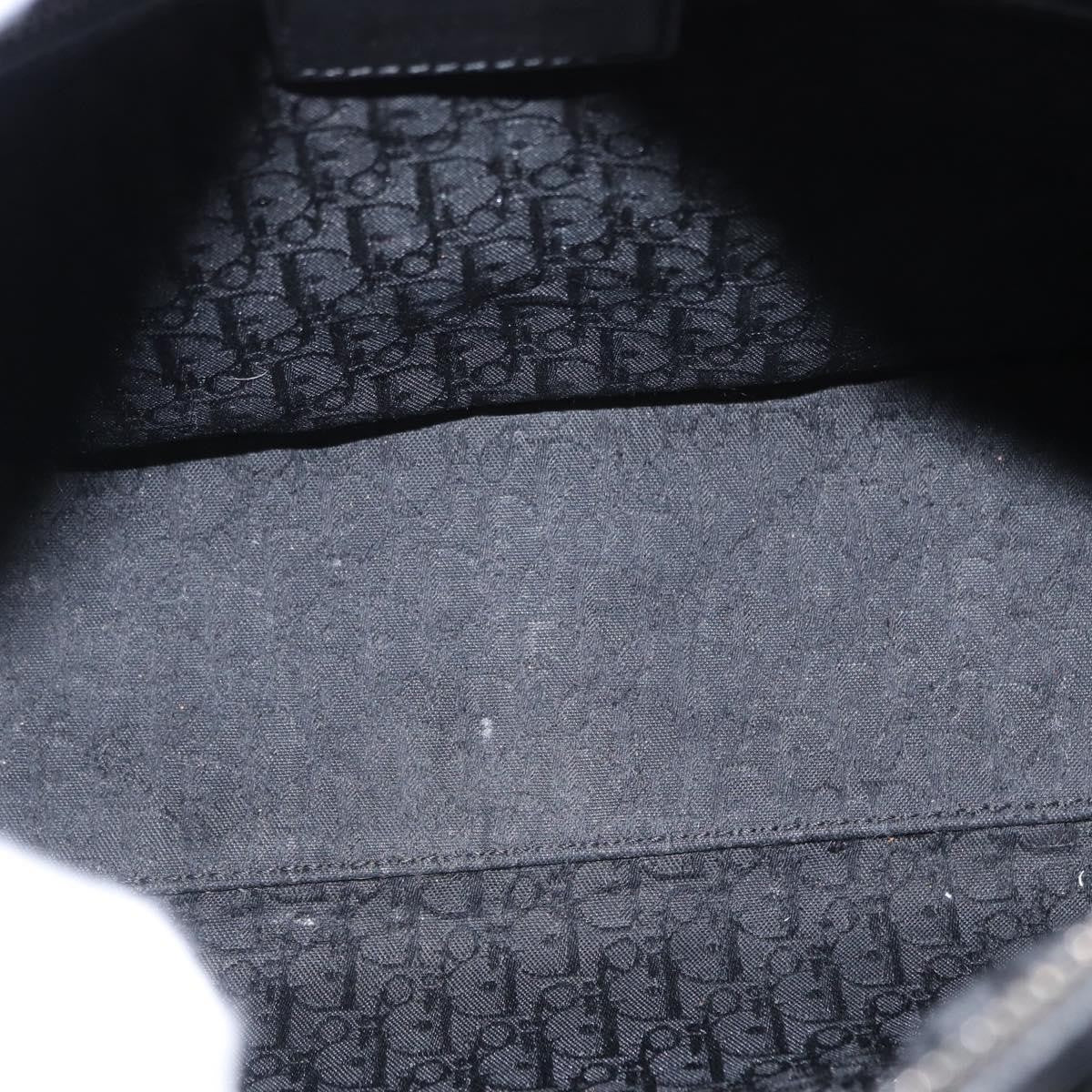 Christian Dior Lady Dior Bag Cannage Quilt Patent Black Patent_Leather Handbag (Pre-Owned)