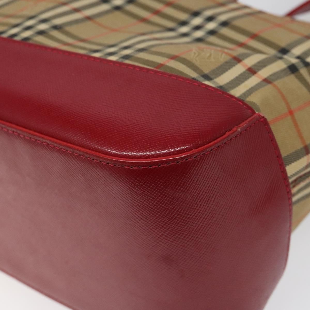 Burberry Nova Check Handbag Nova Check Canvas And Leather Beige Canvas Handbag