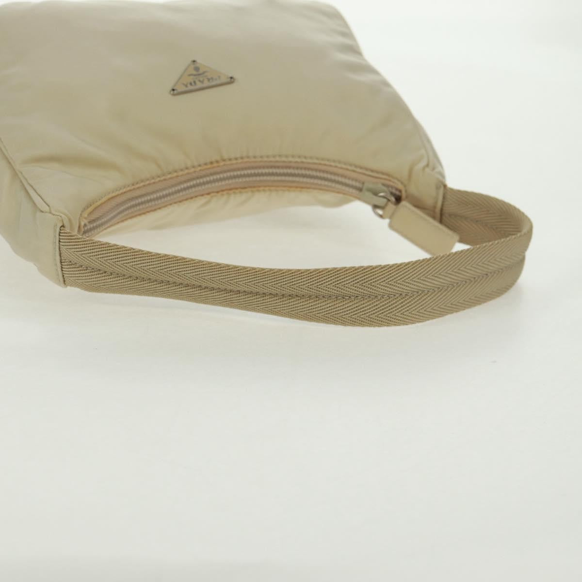 Prada Hobo Tessuto Beige Nylon Handbag