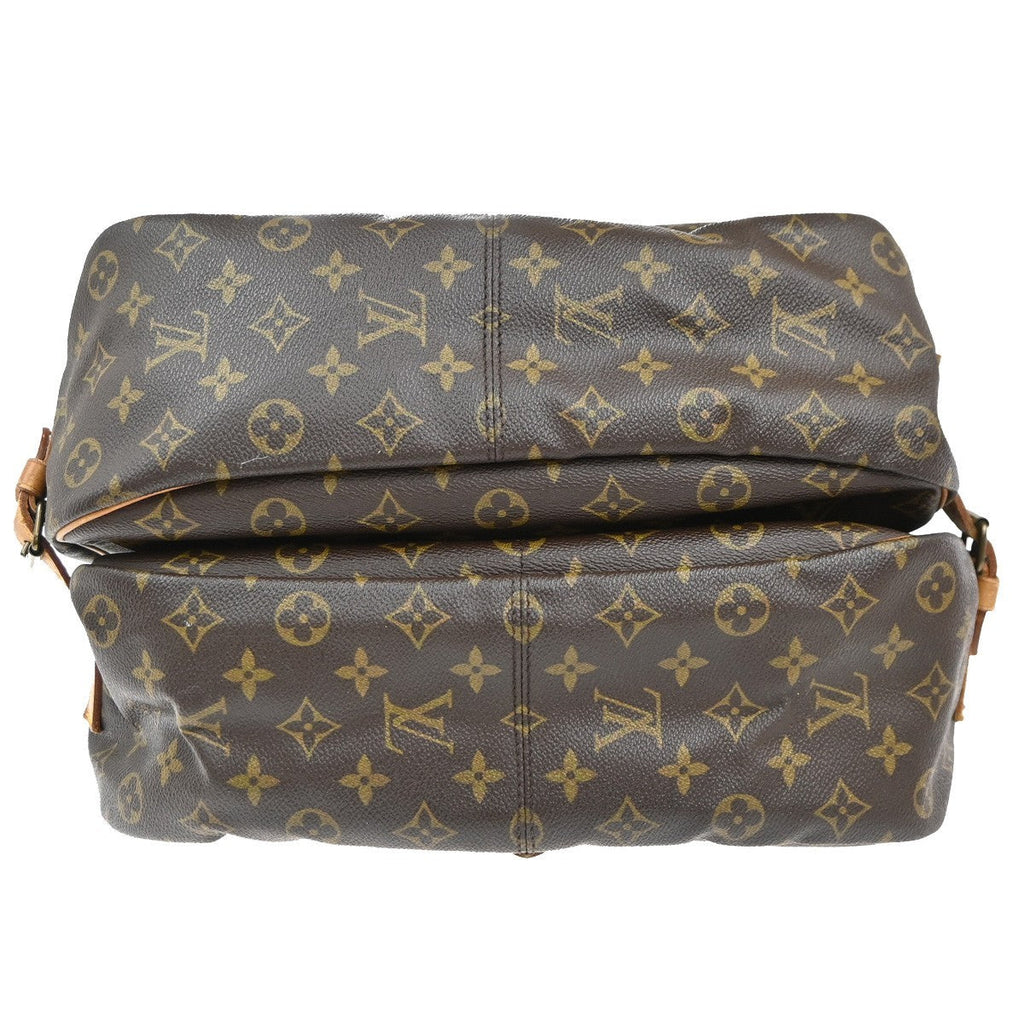 Louis Vuitton Saumur Handbag Monogram Canvas Brown Canvas Shoulder Bag