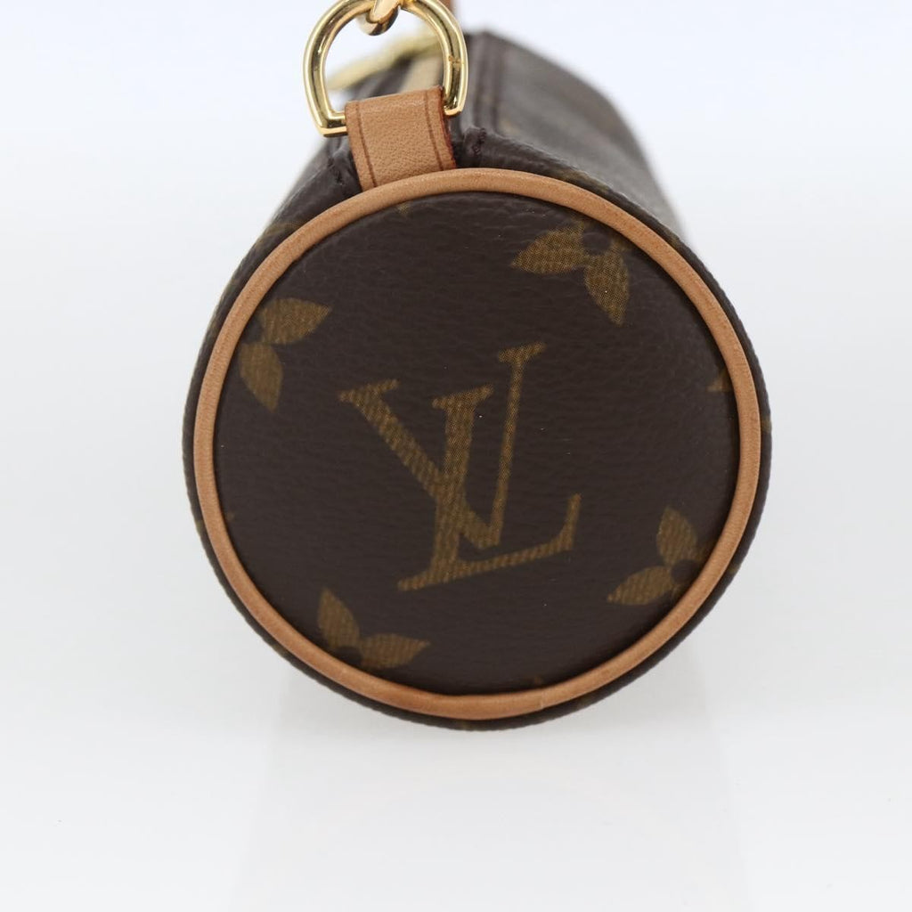 Louis Vuitton Papillon Pochette Monogram Canvas Brown Canvas Clutche & Pouche Bag