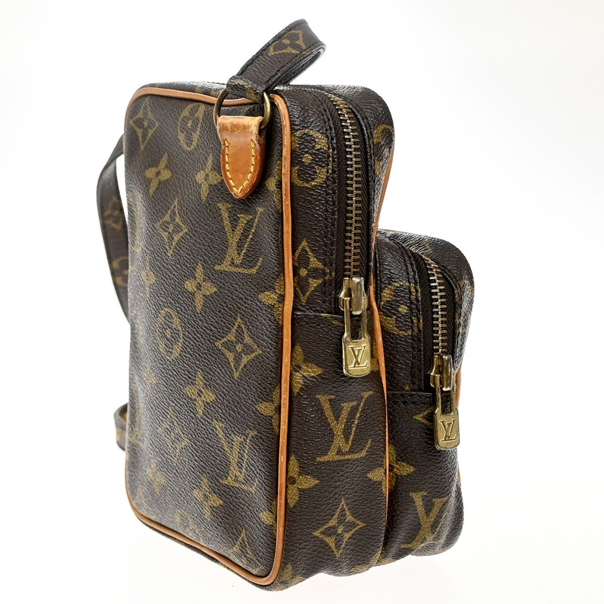 Louis Vuitton Amazone Bag Monogram Canvas Brown Canvas Shoulder Bag