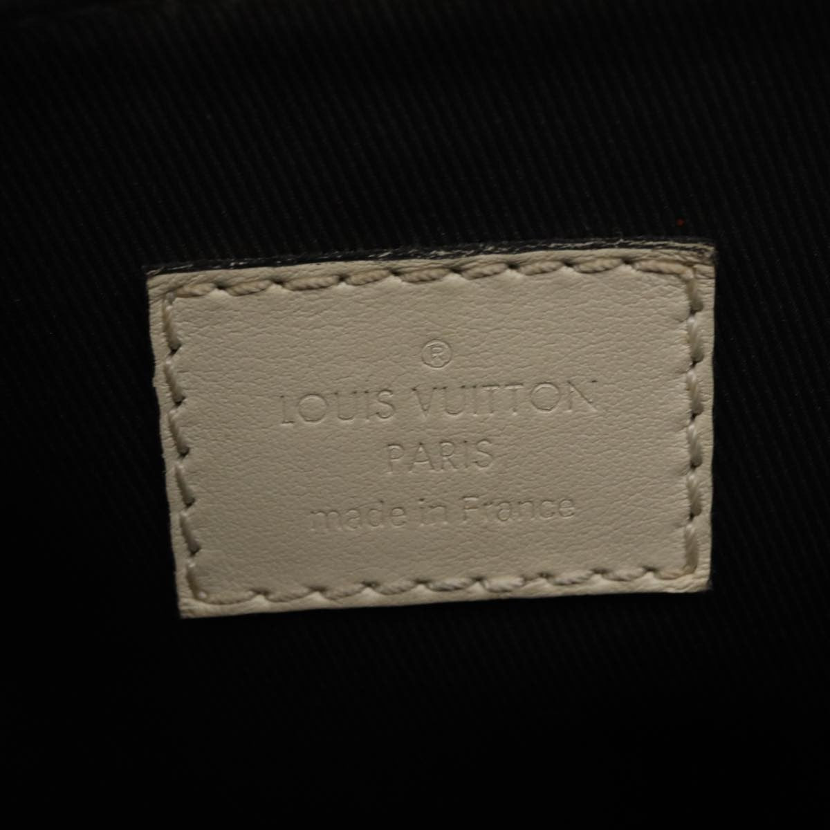 Louis Vuitton Christopher Backpack Taurillon Leather White Leather Shoulder Bag