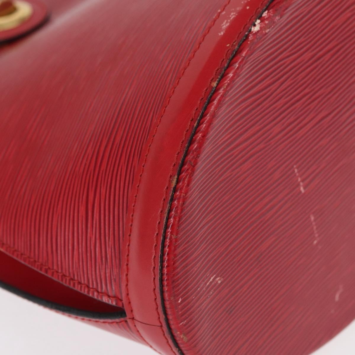 Louis Vuitton Cluny Shoulder Bag Epi Leather Red Leather Shoulder Bag