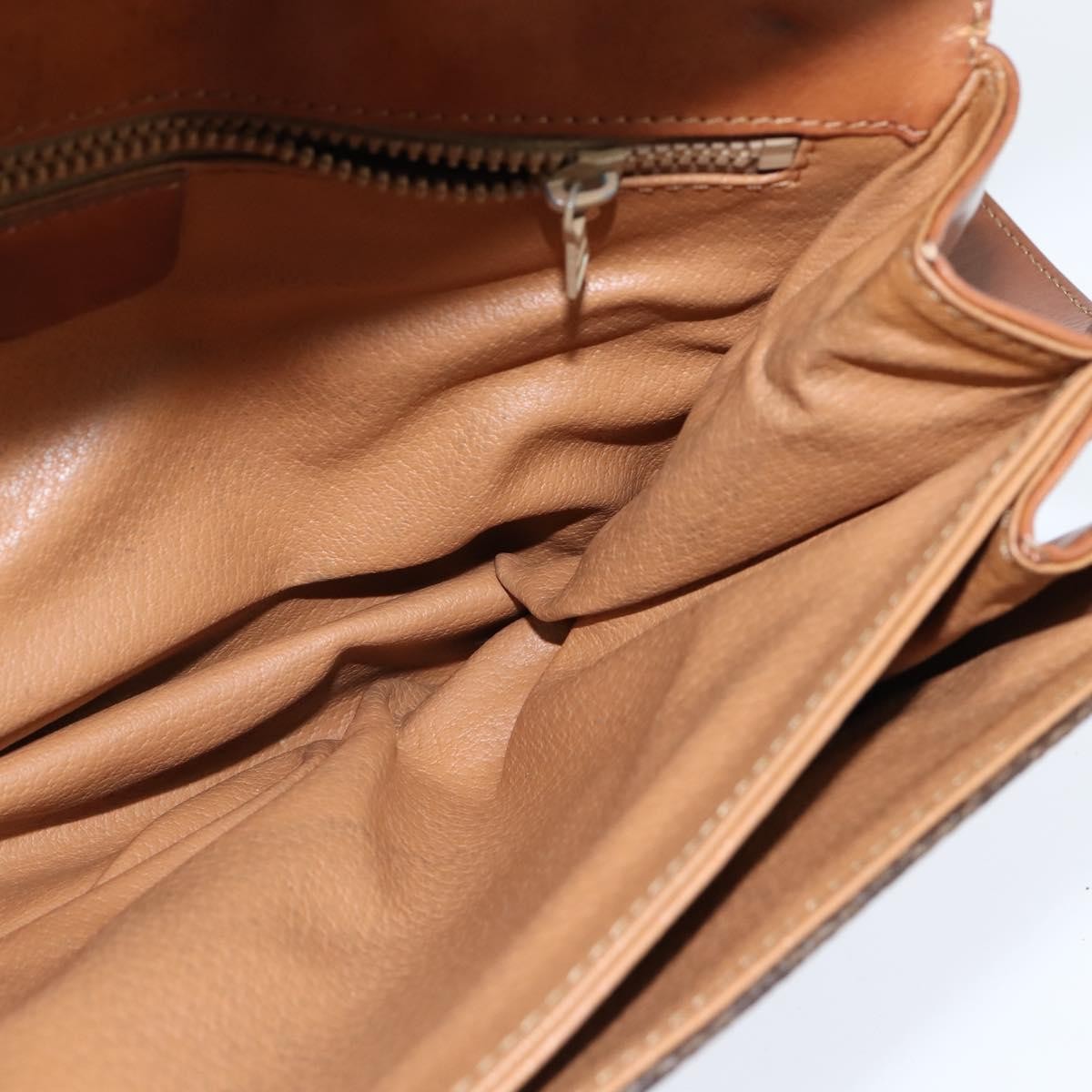 Celine Macadam Shoulder Bag Pvc Leather Brown Pvc Shoulder Bag Bag